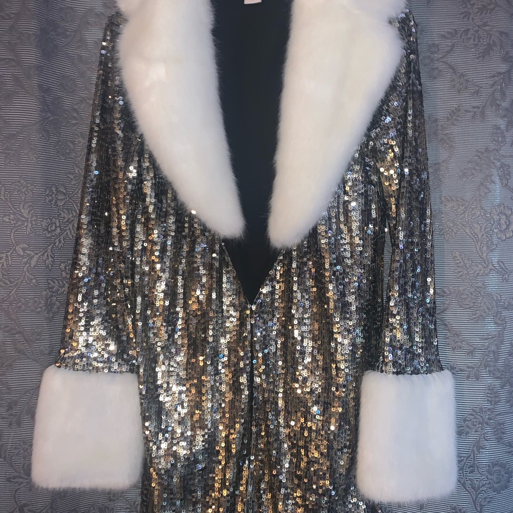 Revolve sequin blazer jacket